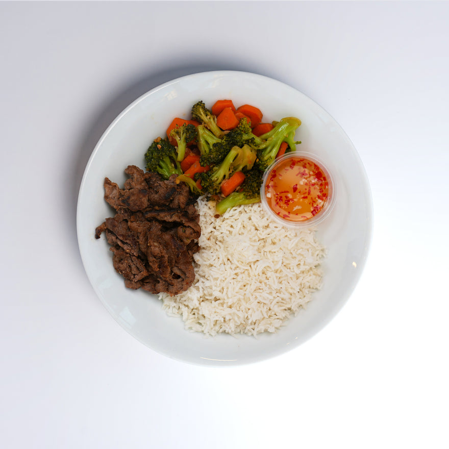 Vietnamese Beef Banh Mi Rice Bowl