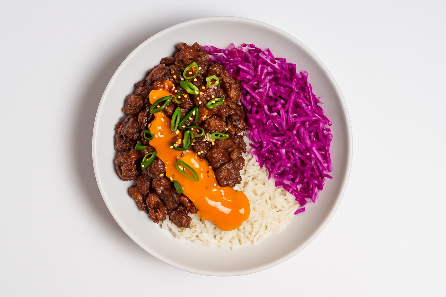 Korean Bulgogi Rice Bowl with Gochujang Yum Yum Sauce