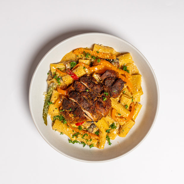 Creamy Blackened Chicken Pasta