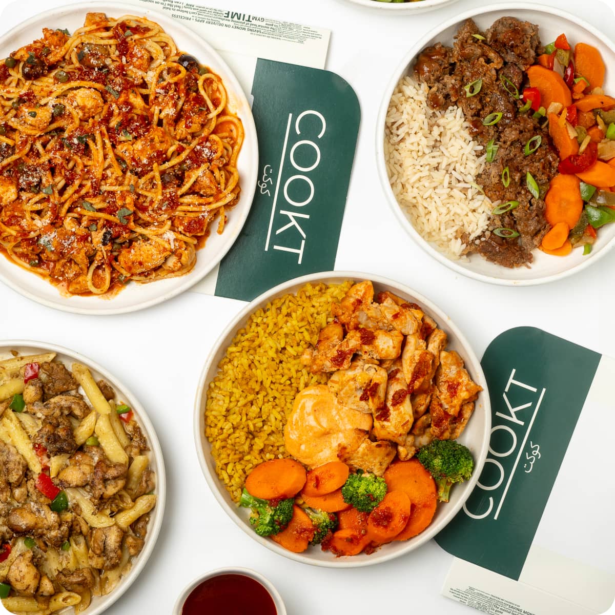 Menu Cooked Everything - Full Menu of Chef-Crafted Meals | COOKT